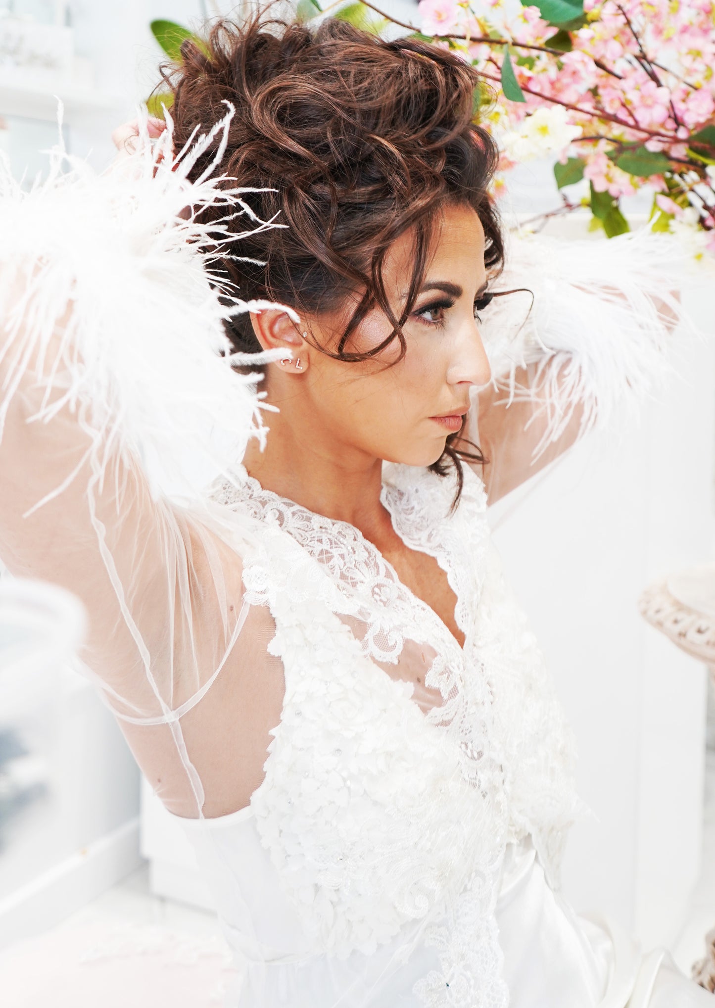 denise marie bridal robe by christie lauren